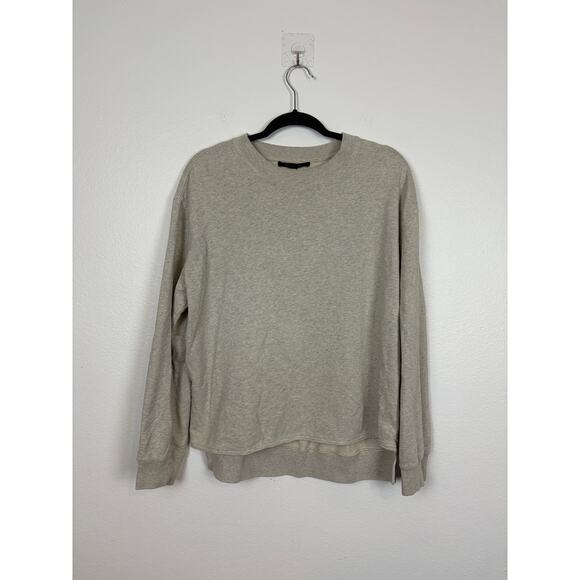 All Saints Seaside Marl Crewneck Pullover Relaxed Sweater Medium - Picture 2 of 5
